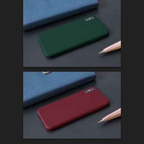 

Delicate Pure Color Dull Polish Surface High Elasticity Soft TPU Phone Cover