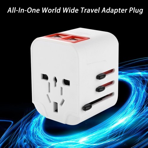 

All-In-One Universal World Wide Travelling AC Adapter Plug