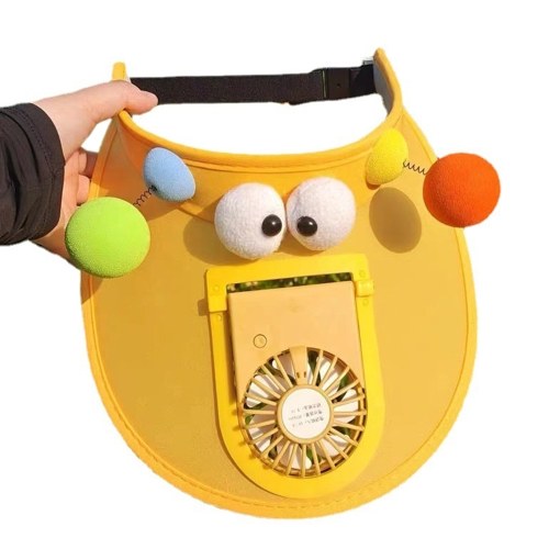 Забавная и забавная цельная веерная шляпа от солнца, солнцезащитная шляпа с внешней линией, милая пустая женская шляпа с большими полями