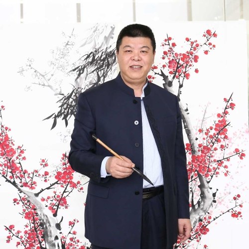 

Traditional Chinese Painting Plum Blossom's Fragrance Permeated the Air Modern Home Decor Wall Art for Living Room Bedroom