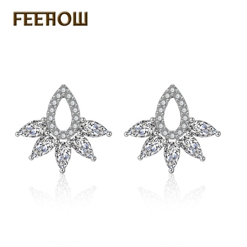 

2018 new high-end fashion earrings AAA zircon jewelry