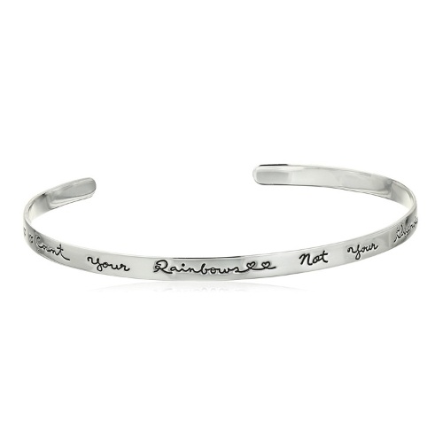 

simple letters inspirational lettering fine bracelet