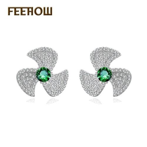 

new popular creative zircon earrings