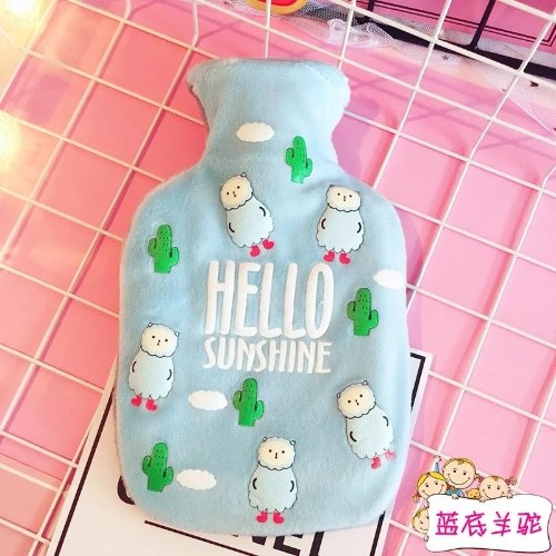 

Korean version of the cartoon plush warm water bag