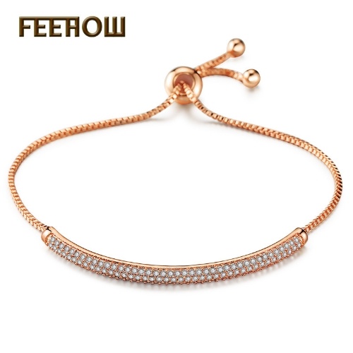 

FEEHOW новый комплект ювелирных изделий с бриллиантовой молнией