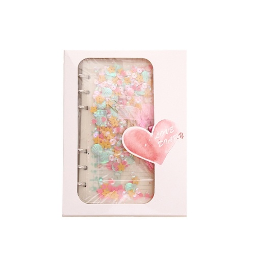 

Loose-leaf Book Book 48K Creative Transparent Cover Notebook