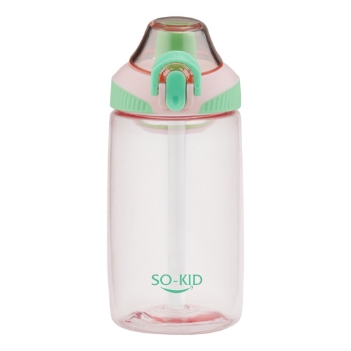 

450ml water cup with handle straight drinking straw dual-purpose water cup