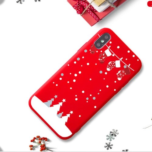 

Christmas Style Custom Soft Colored Drawing Phone Case Fit For iphone 11（6.1）