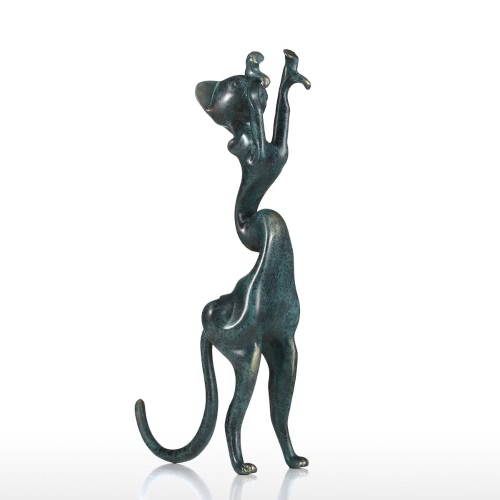 Modelo de la nube Gato Tomfeel fibra de vidrio escultura del gato Diseño original decoración del hogar