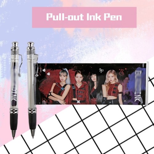 Retractable Black Ink Pen