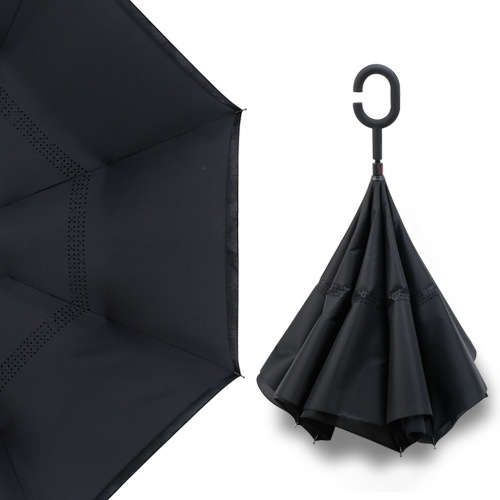 

Cshaped Handle Windproof Reverse Folding Umbrella