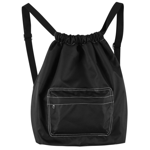 

Drawstring Backpack Waterproof Unisex Sport Storage Bag