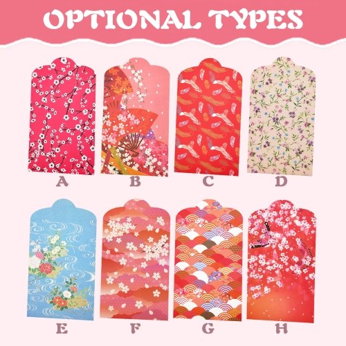 

10PCs Chinese Red Envelopes