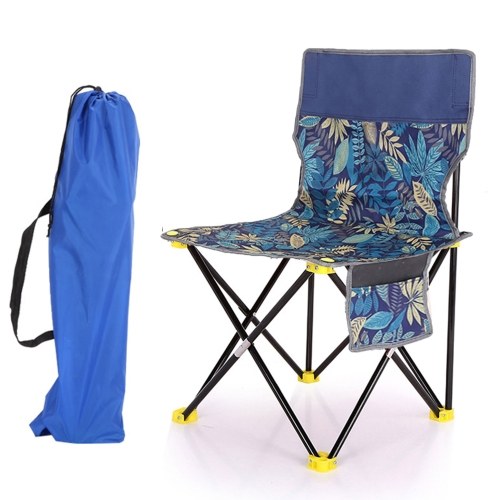 Foldable Chair with Pocket Lightweight Packable Camping Chair for Outdoor Indoor