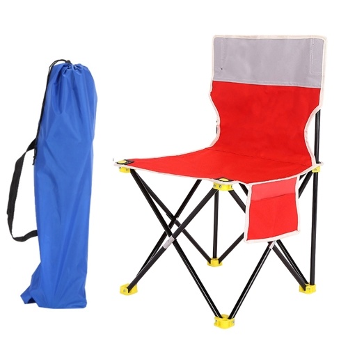 

Foldable Chair with Pocket Lightweight Packable Camping Chair for Outdoor Indoor