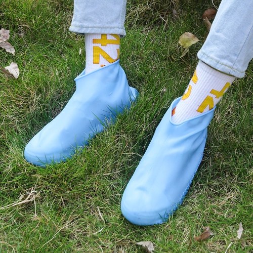 

Waterproof Shoe Covers Protectors Silicone Rain Boots Protective Shoes Pocketable Outdoor Street Rainy Overshoes Unisex S/M/L 1 Pair