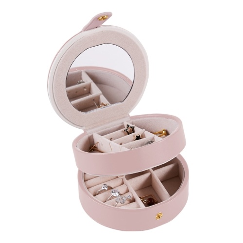 

Jewelry Storage Box Organizer Round