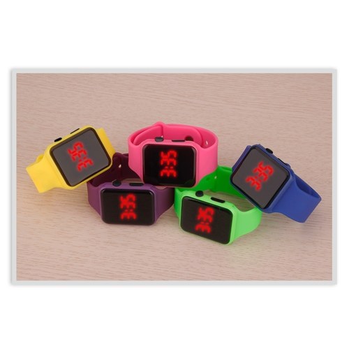 

Student Fashion Rectangle Watch Intelligent Electronic LED Watch