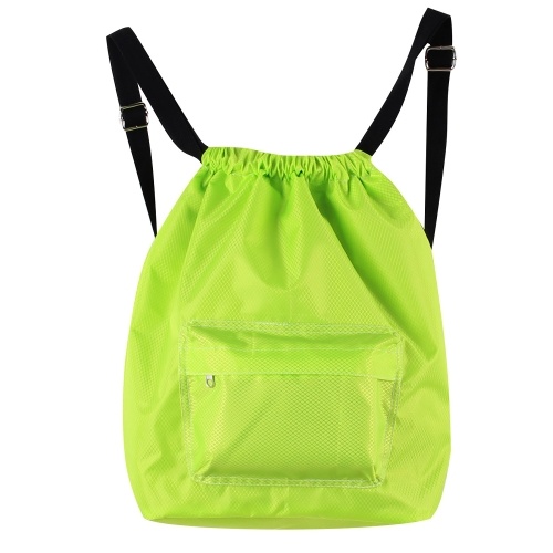 

Drawstring Backpack Waterproof Unisex Sport Storage Bag