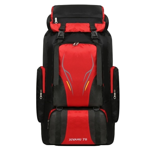 

Hiking Backpack 70L Large Capacity Multi Pockets for Outdoor Travelling Camping Bag
