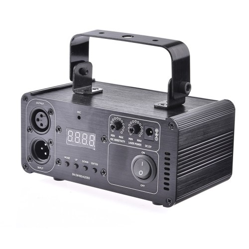 Animation DMX512 Projector Lamp Laser LED Stage Light With Remote Control(Full Color Laser)