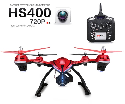 

FPV Drone с регулируемой HD-камерой, Quad Stone HS400 RC Quadcopter с удержанием высоты, функция возврата с одним ключом и безголо