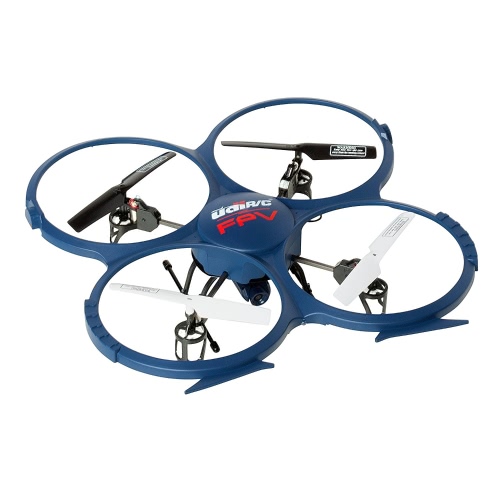 

UDI U818A WiFi FPV RC Quadcopter Drone с HD-камерой RTF - совместимая гарнитура VR - безголовый режим, сигнализация низкого напряжения, индукция силы тяжести - включает BONUS BATTERY + Power Bank (четырехместное время полета) - регистрация FAA НЕ требуетс