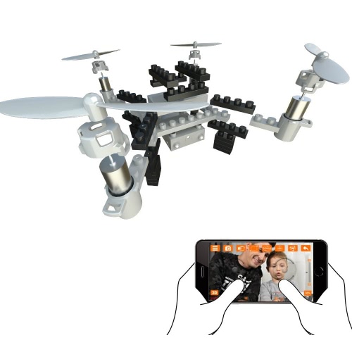 

RC Drone FPV VR Wifi DIY RC Quadcopter Altitude Hold Пульт дистанционного управления Drone с 1MP HD камерой RC Вертолет