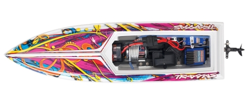 

Traxxas 38104-1 1/10 Пульт дистанционного управления Blast Boat с 2,4 ГГц TQ Radio