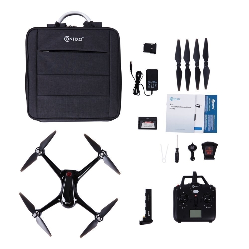 

VALENTINES ПРОДАЕТСЯ! Contixo F18 Продвинутый GPS-приемник RC Quadcopter 1080P HD Live FPV Wifi Видеокамера Drone Smart RTH Hovering Brushless Motors (включает в себя доставку заднего пакета стоимостью 80 долларов США) - Лучший подарок