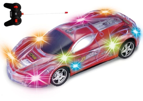 

Haktoys Light Up RC Car для детей, мальчиков и девочек с эффектными мигающими светодиодами