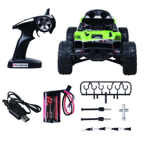 

Дистанционное управление автомобилем, Rolytoy 4WD 1:12 Масштабирование Высокая скорость 48 км / ч Все автомобили с рельефом RC с 1500mAh перезаряжаемыми батареями, электрическими RC Off Road Monster Trucks, 2.4Ghz Радиоуправление Buggy Crawler, Модернизир