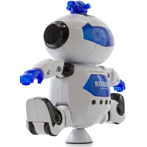 

Kidsthrill Dancing Robot -Музыкальные и красочные мигающие огни Kids Fun Toy Figure - Спины и боковые шаги
