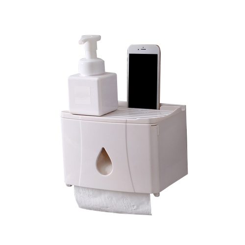 Bathroom Tissue Container Punch-Free Tissue Storage Box