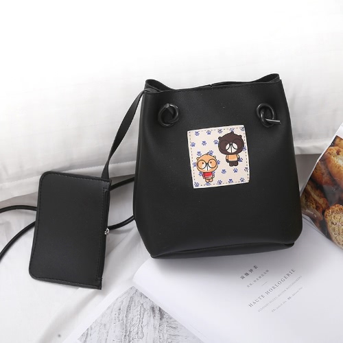 

Girls Soft PU Leather Cute Print Crossbody Bags