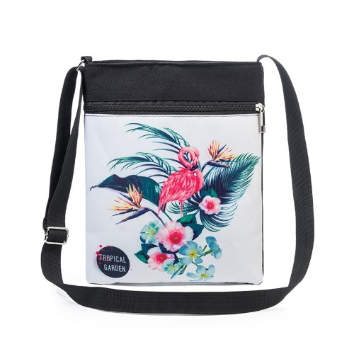 

Vintage Crossbody Shoulder Bag Print Zip Bag