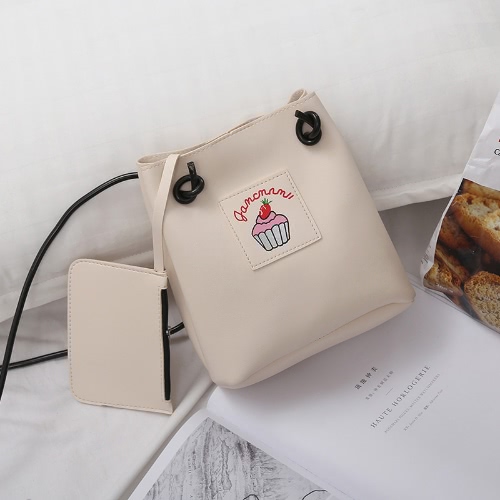 

Girls Soft PU Leather Cute Print Crossbody Bags