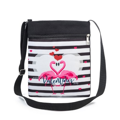 

Vintage Crossbody Shoulder Bag Print Zip Bag