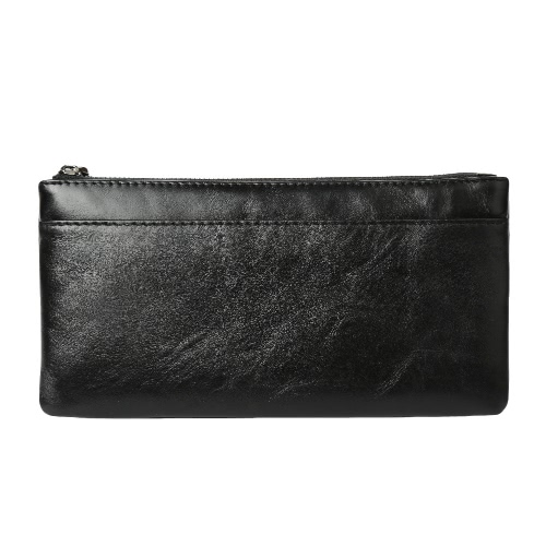 Fashion Men Wallet Money Clip Leather Long Clutch Business Credit Card Cash Holder Case Purse