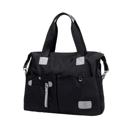 Donne borsa di nuovo modo di nylon Oxford grande capacità multi tasche casuale spalla Crossbody Bag Tote viola / nero / blu