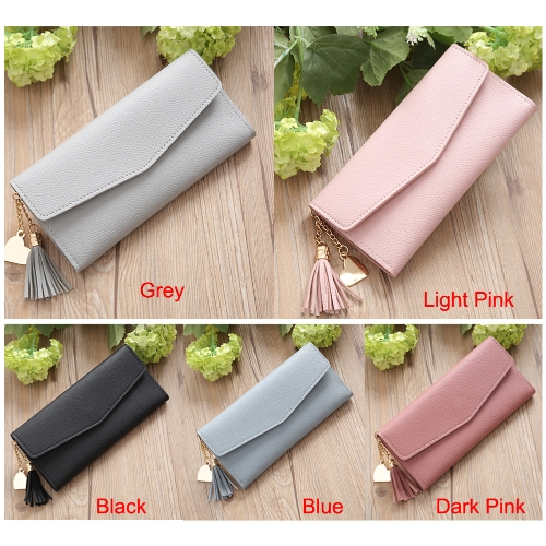 

Fashion Women Long PU Wallet Purse High Quality Cash Credit Card Holder Clutch Bag