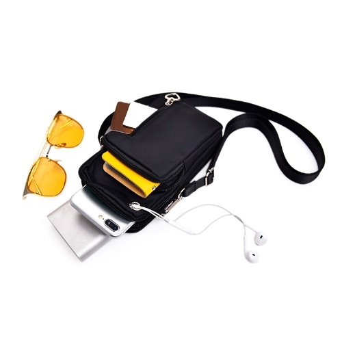 

Унисекс Женщины Мужчины Crossbody Сумка Водонепроницаемый Карманный Мобильный Сотовый Телефон Наличные Мини Небольшой Мешок Повседневная Сумка На Ремне