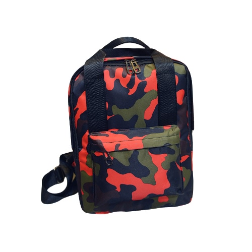 Fashion Cool Women Backpack Camouflage Print Colorful Children Schoolbag Travel Bag