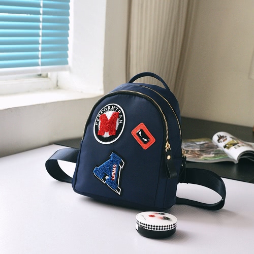 

Women Mini Backpack for Teenagers Girls School Bag Cute Applique Solid Small Backpack Casual Rucksack Bag