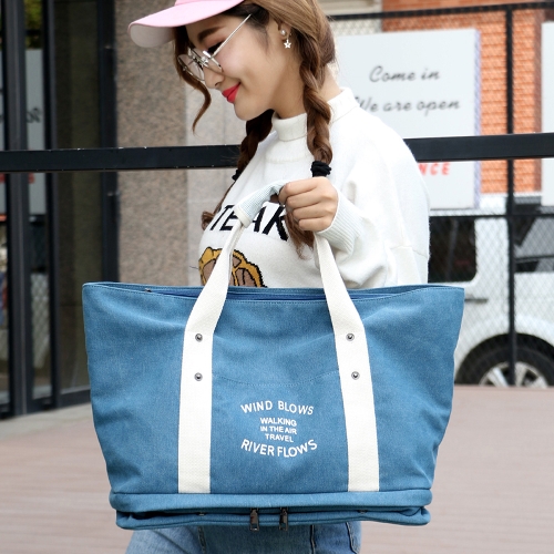 

Women Canvas Handbag Shoulder Bag Large Capacity Casual Tote Travel Bag