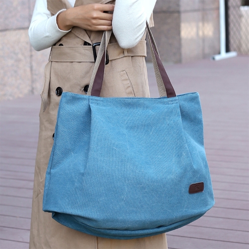 

Women Canvas Handbag Solid Color Messenger Crossbody Shoulder Bag