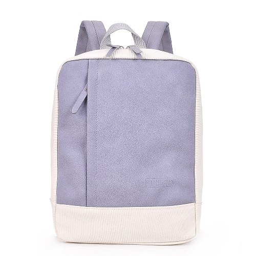 

Canvas Backpack Bags Two Tone Student School Laptop Casual Rucksack Travel Daypack