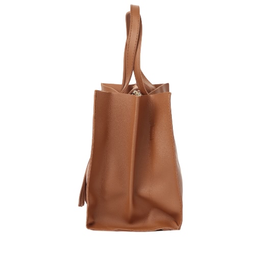 

Новая мода женщины сумочку Crossbody мешок мягкий PU кисточкой сплошного цвета вскользь плеча Сумка Черный / Серый / Коричневый