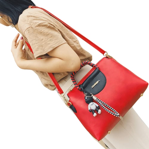 

Vintage Tote Bag Women Leather Handbag Ladies Party Shoulder Messenger Bag Fashion Top-Handle Bag