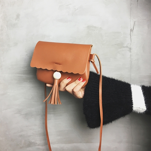 

New PU Leather Shoulder Bag for Women Cute Solid Casual Crossbody Bags Girls Mini Bag Tote Black/Brown/Grey